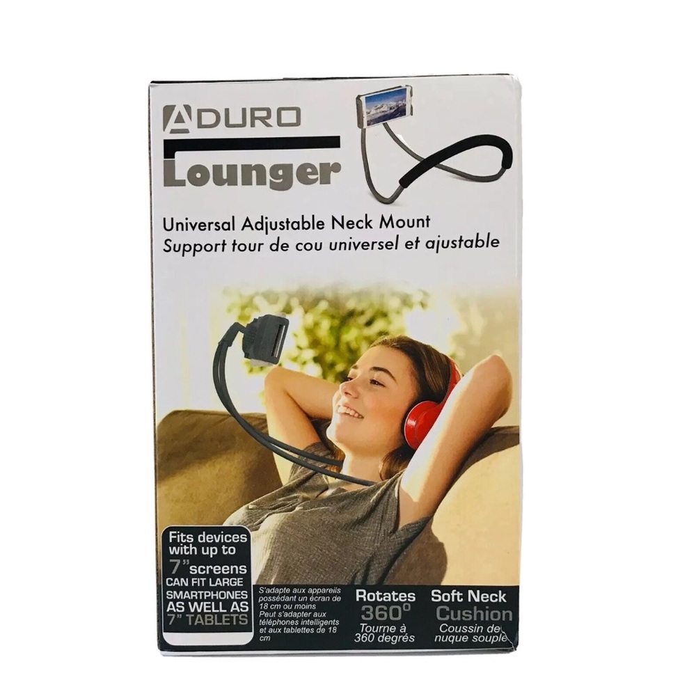 ADuro Lounger Universal Adjustable Neck Mount of smartphones or tablets New